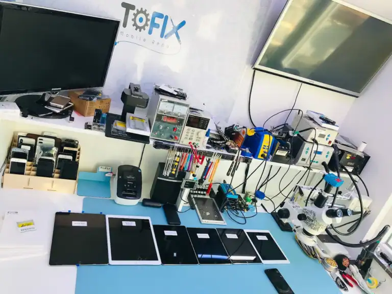 Atelier de réparation ToFix Mobile à Liège