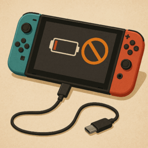 Nintendo Switch qui ne charge plus :…