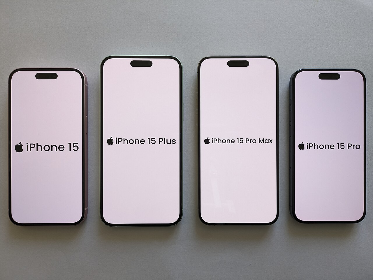 Gamme iPhone 15 : 15, Plus, Pro et Pro Max